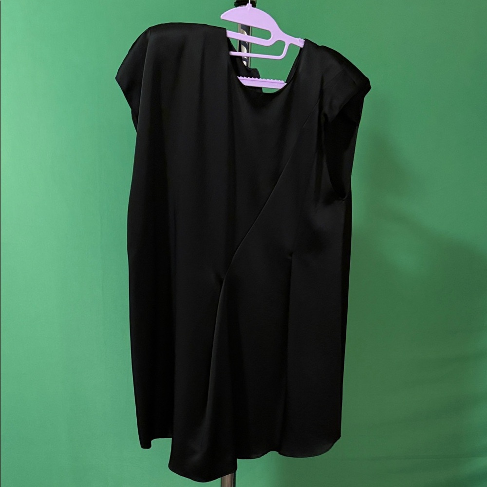 Zara Asymmetrical Black Dress